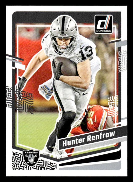 2023 Donruss #175 Hunter Renfrow Jersey Number #/13
