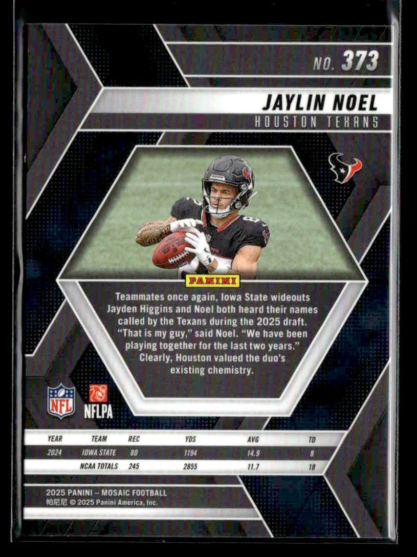 2025 Panini Mosaic #373 Jaylin Noel