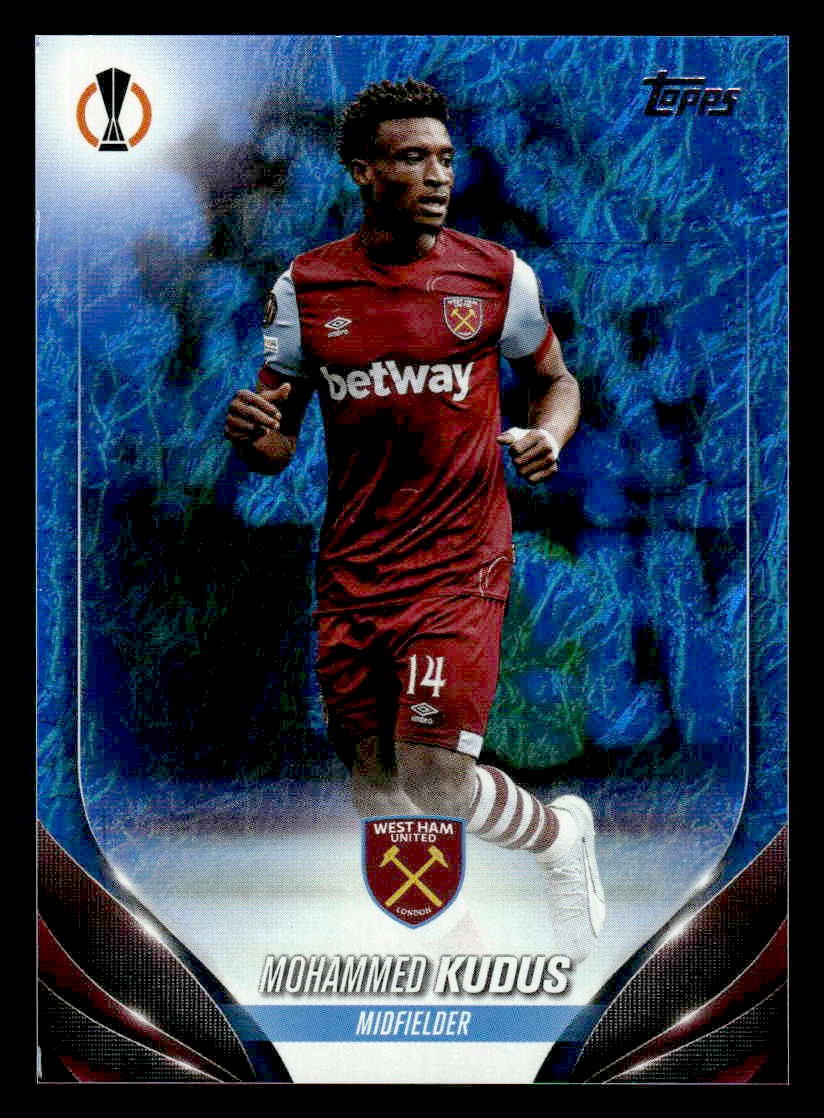2023-24 Jade Edition UEFA Club Comps #110 Mohammed Kudus #110 Blue Jade #/175