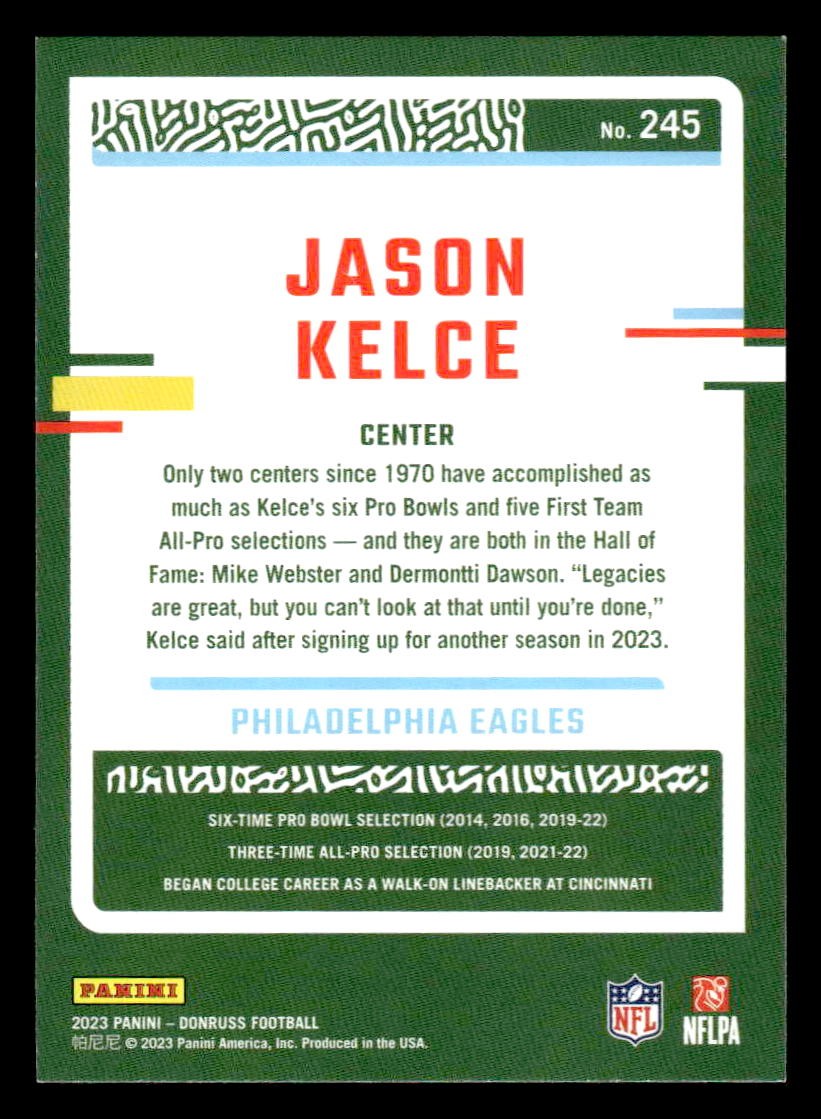 2023 Donruss #245 Jason Kelce