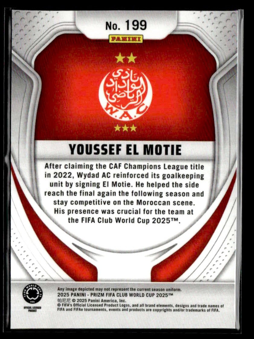2025 Panini Prizm FIFA Club World Cup #199 Youssef El Motie