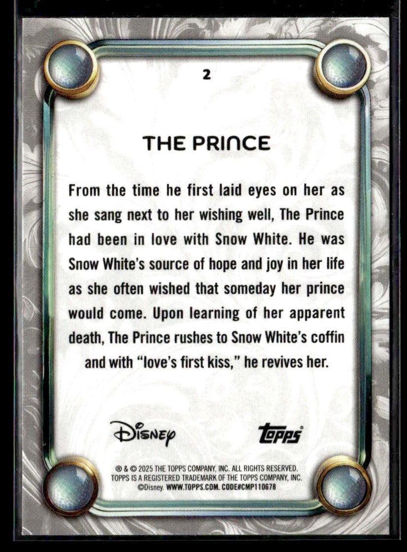 2025 Topps Disney Wonder #2 The Prince