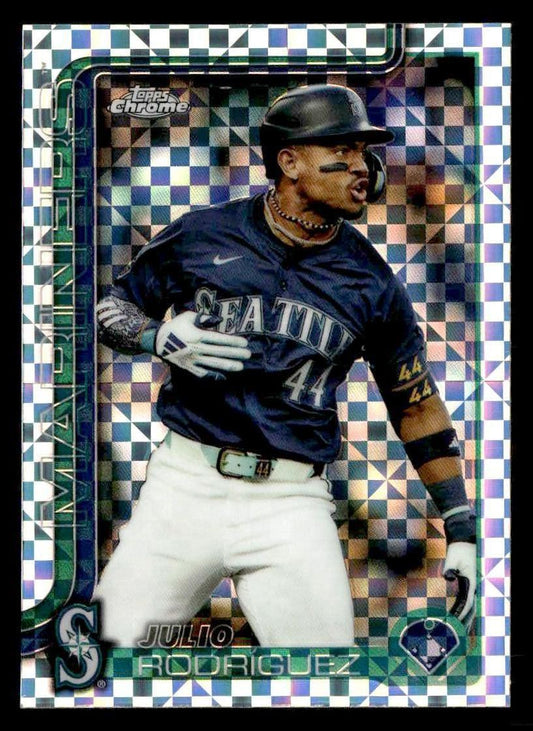 2025 Topps Chrome #261 Julio Rodríguez X-Fractors