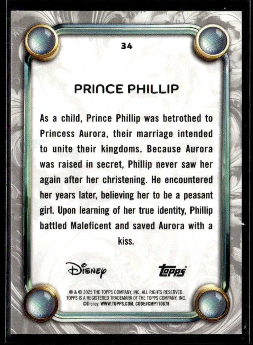 2025 Topps Disney Wonder #34 Prince Phillip