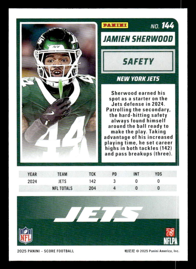 2025 Score #144 Jamien Sherwood