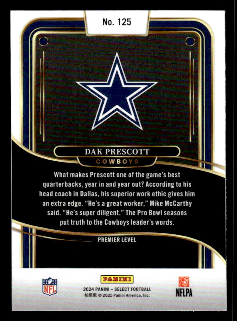 2024 Panini Select #125 Dak Prescott