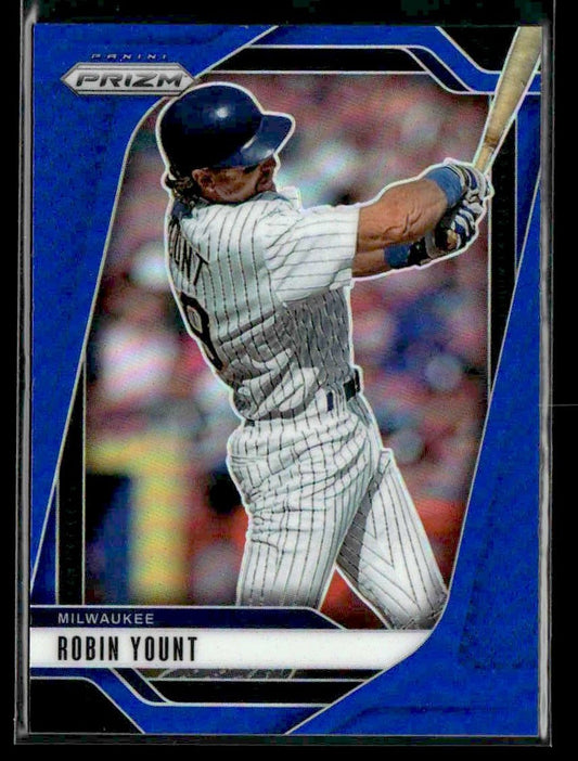 2025 Panini Prizm #63 Robin Yount Blue Prizm #/199
