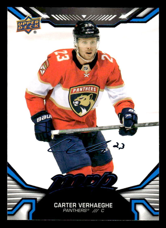 2022-23 Upper Deck MVP #169 Carter Verhaeghe Blue Script