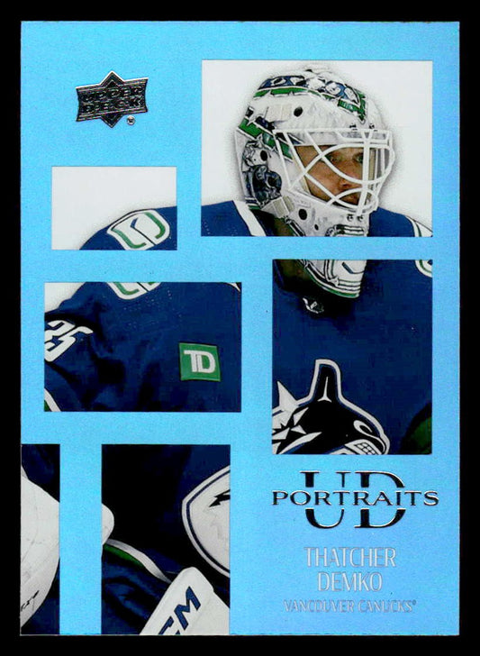 2024-25 Upper Deck #P-19 Thatcher Demko UD Portraits