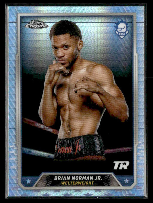 2024 Topps Chrome #19 Brian Norman Jr. Prism Refractor