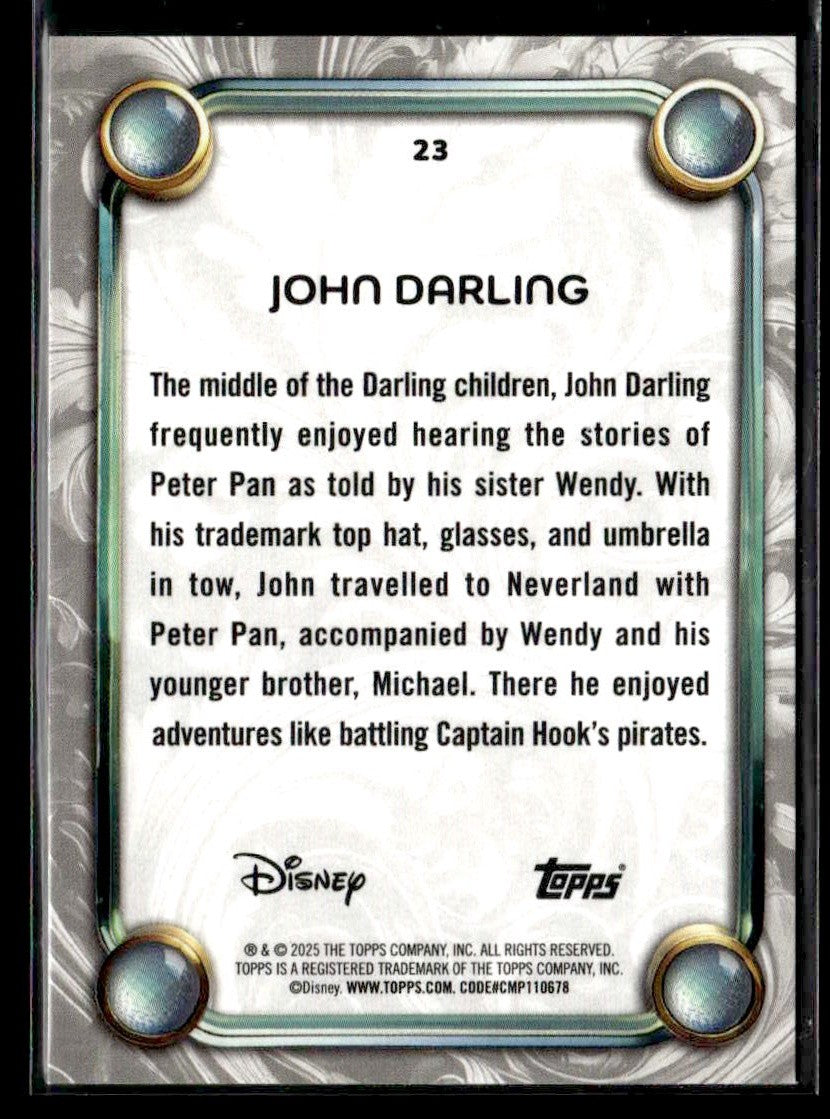 2025 Topps Disney Wonder #23 John Darling