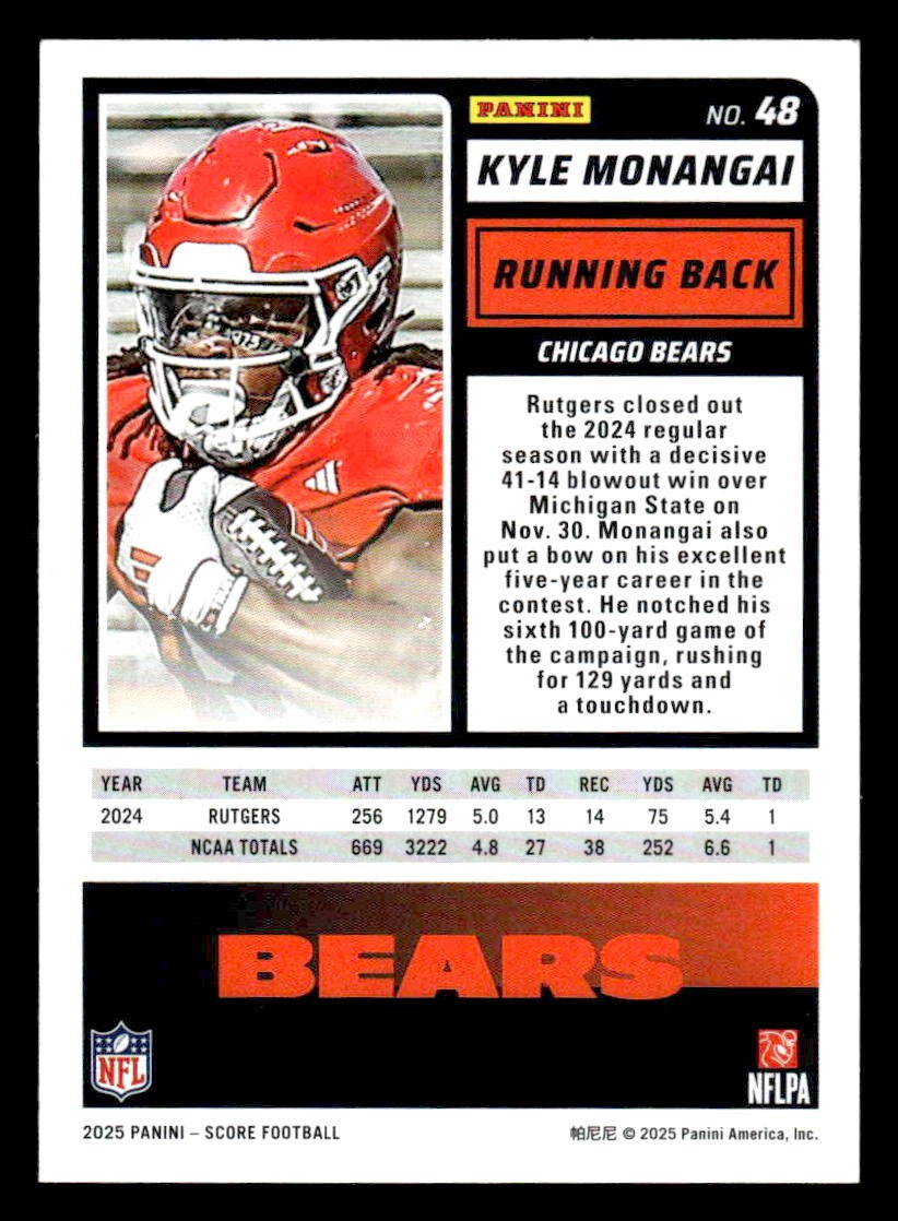 2025 Score-A-Treat #48 Kyle Monangai