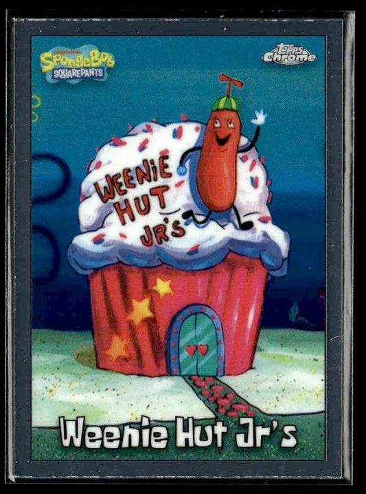 2025 Topps Chrome SpongeBob SquarePants 25th Anniversary #49 Weenie Hut Jr's
