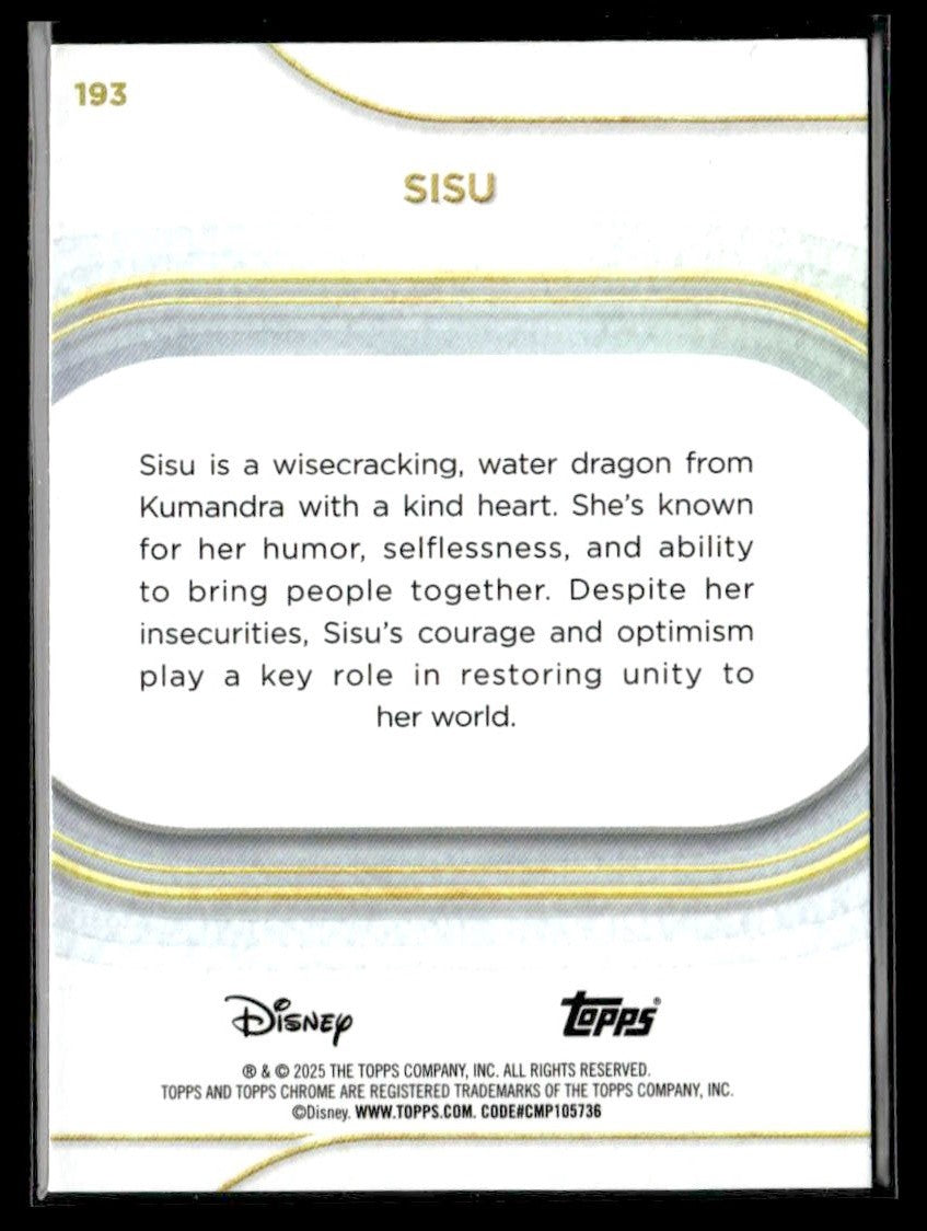 π Sisu β 2025 Topps Chrome Disney #193 π