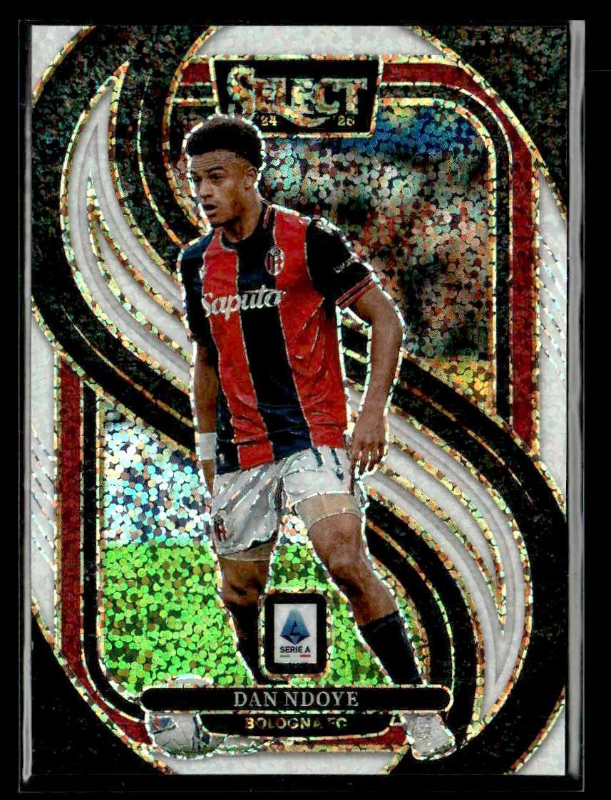 2024-25 Panini Select Serie A #126 Dan Ndoye White Sparkle