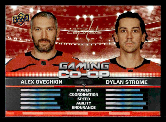 2024-25 Upper Deck #CGO-11 Alex Ovechkin / Dylan Strome Gaming Co-Op
