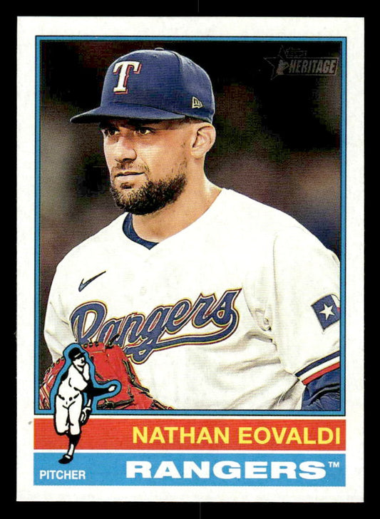 2025 Topps Heritage #34 Nathan Eovaldi