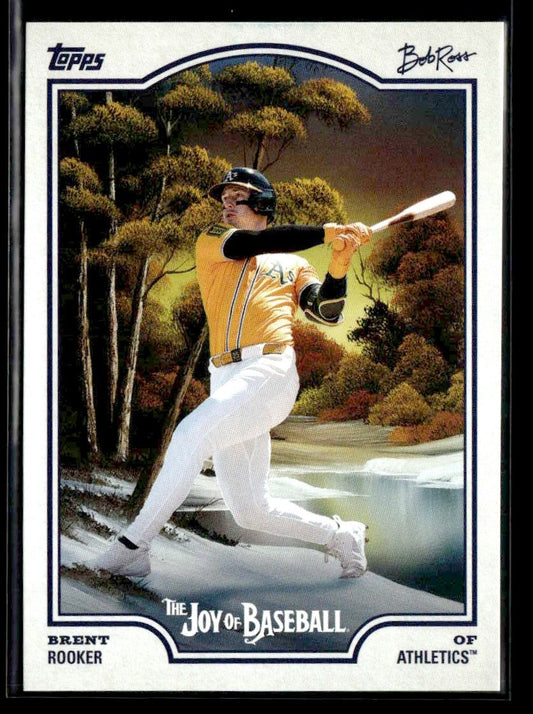 2025 Topps x Bob Ross: The Joy of Baseball #42 Brent Rooker