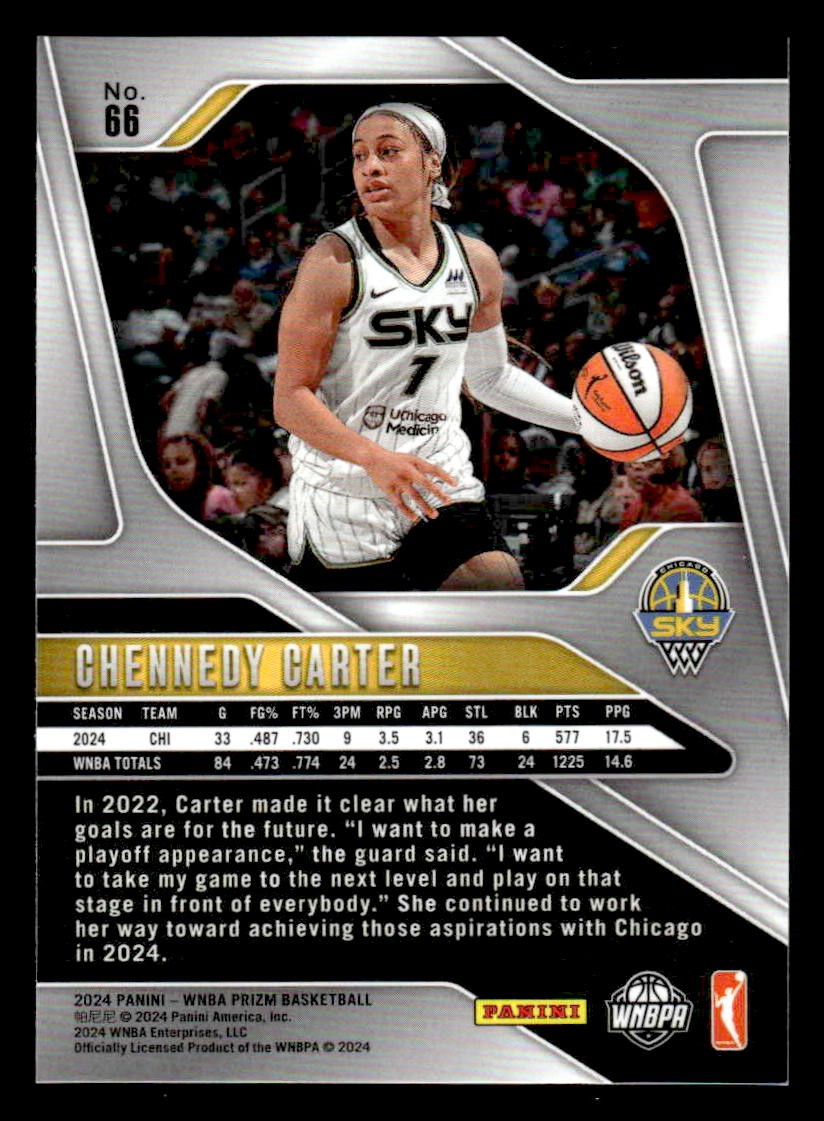2024 Panini Prizm WNBA #66 Chennedy Carter