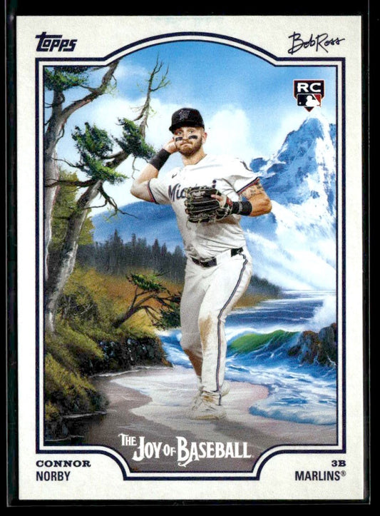 2025 Topps x Bob Ross: The Joy of Baseball #82 Connor Norby