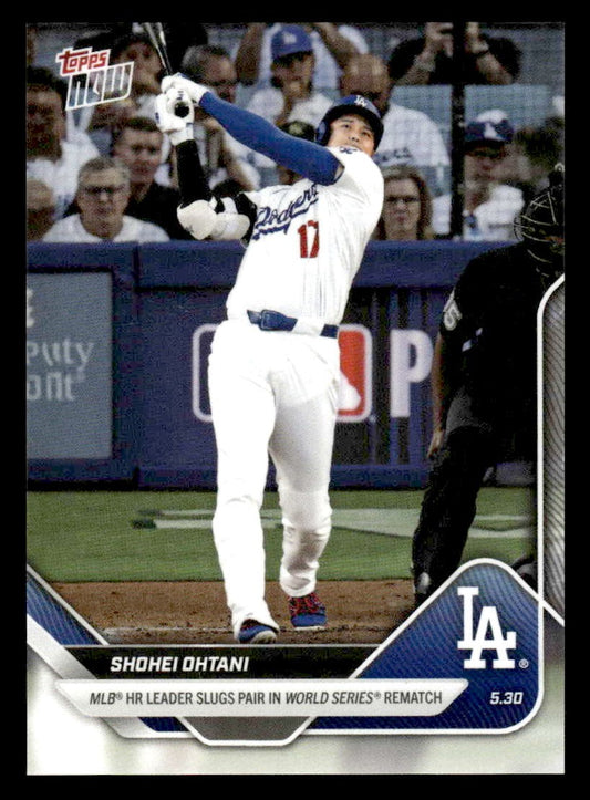 2025 Topps Now #238 Shohei Ohtani 2 HRs in World Series Rematch