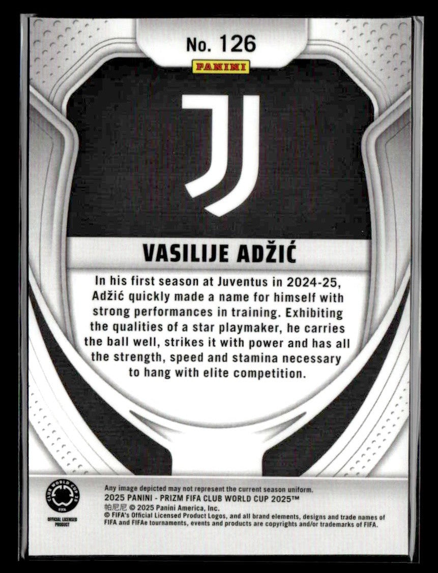 2025 Panini Prizm FIFA Club World Cup #126 Vasilije Adzic