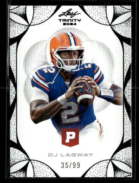 2024 Leaf Trinity - Pristine Auction - Blue #28 DJ Lagway #/99