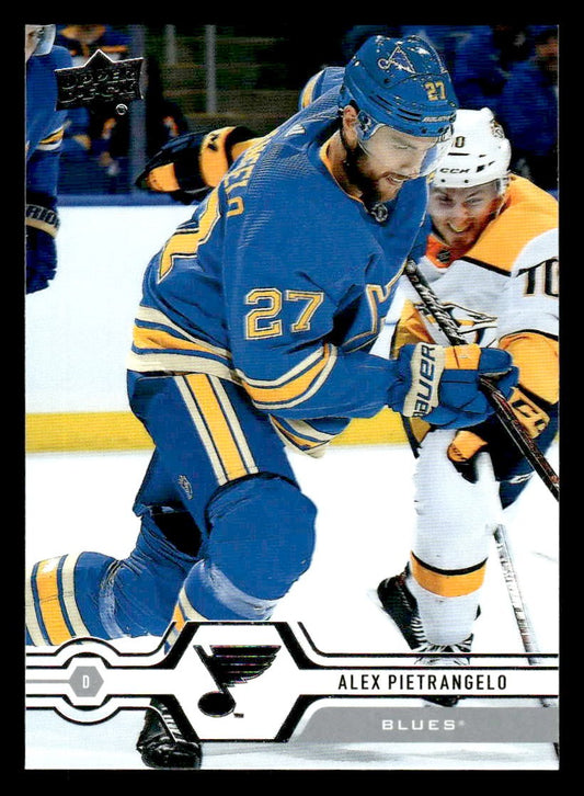 2019-20 Upper Deck #122 Alex Pietrangelo