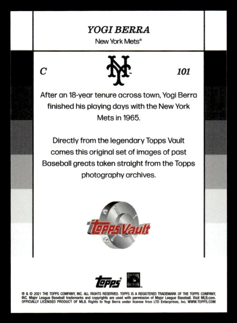 2024 Topps Black & White #101 Yogi Berra