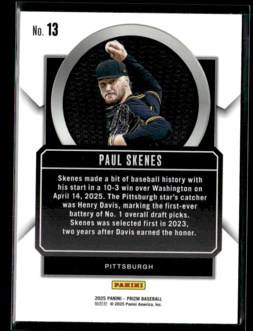 2025 Panini Prizm #13 Paul Skenes Talisman