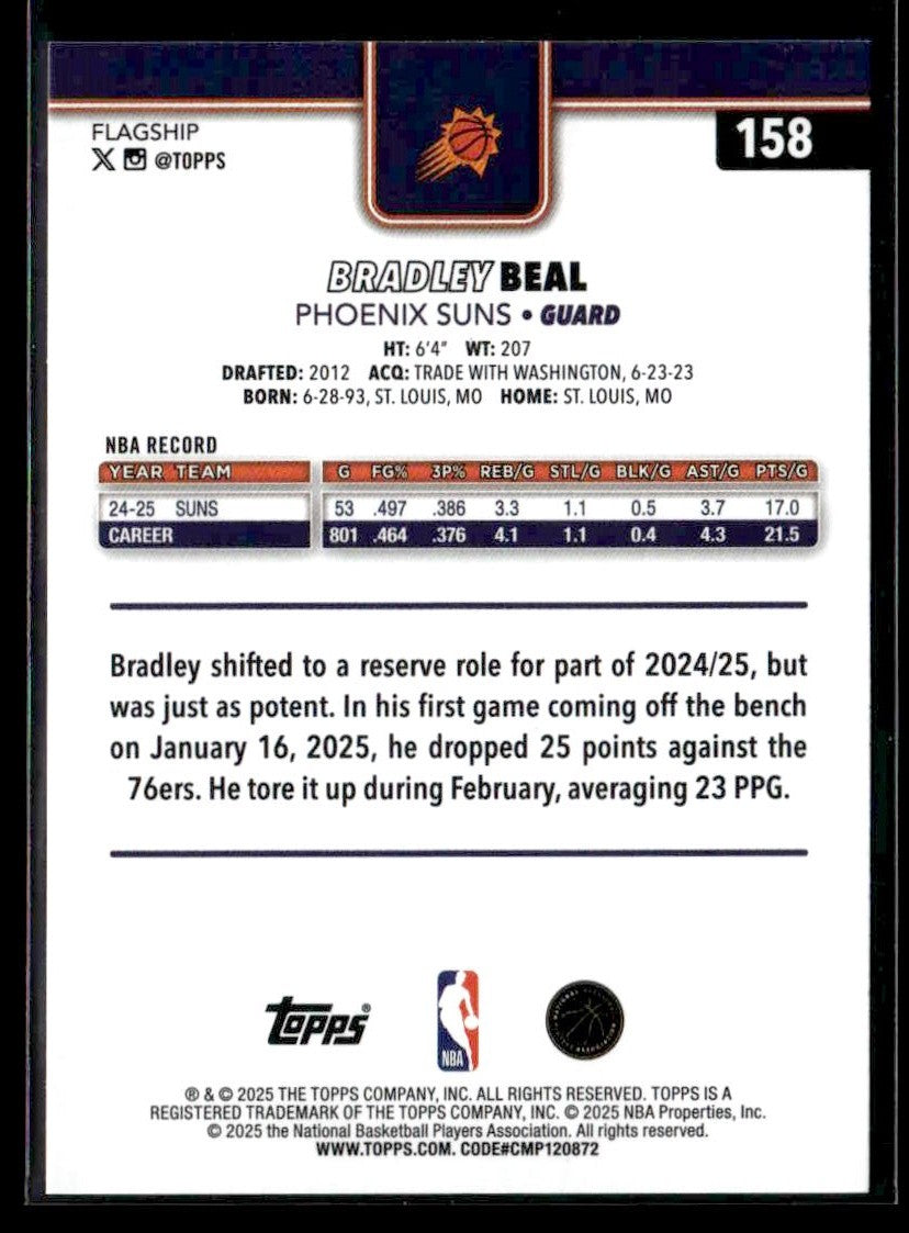 2025-26 Topps #158 Bradley Beal