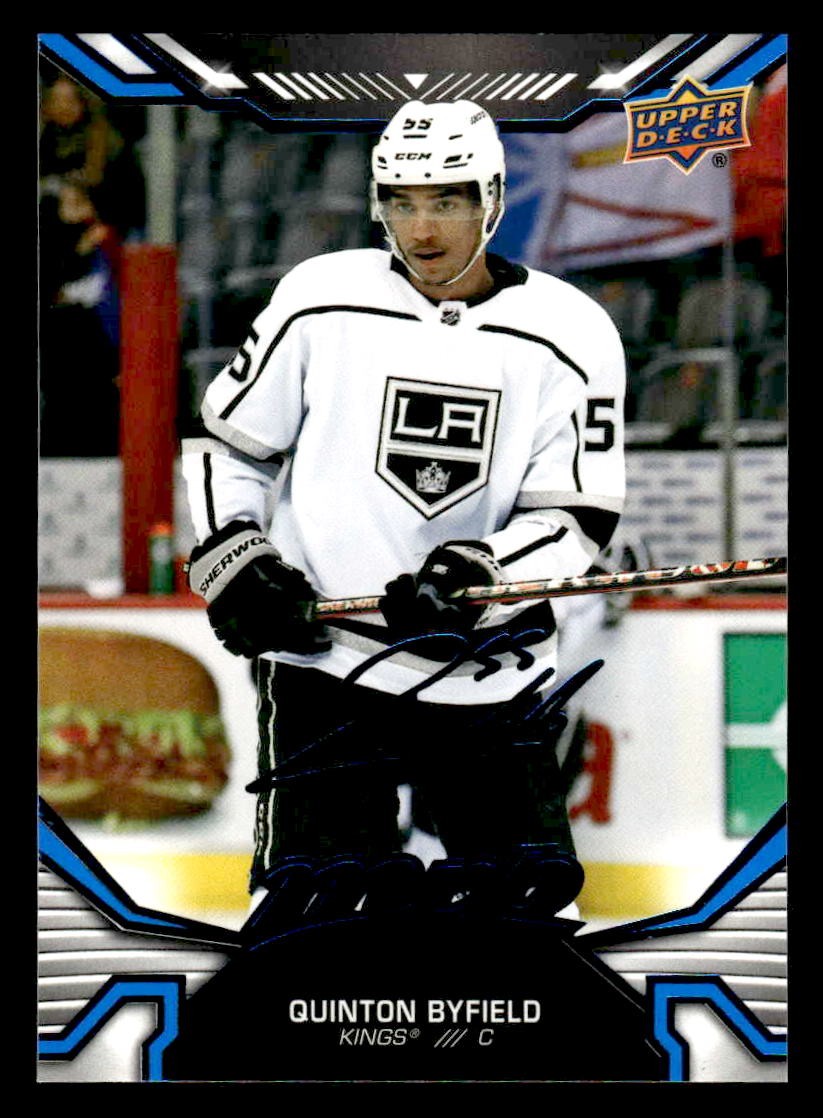 2022-23 Upper Deck MVP #198 Quinton Byfield Blue Script