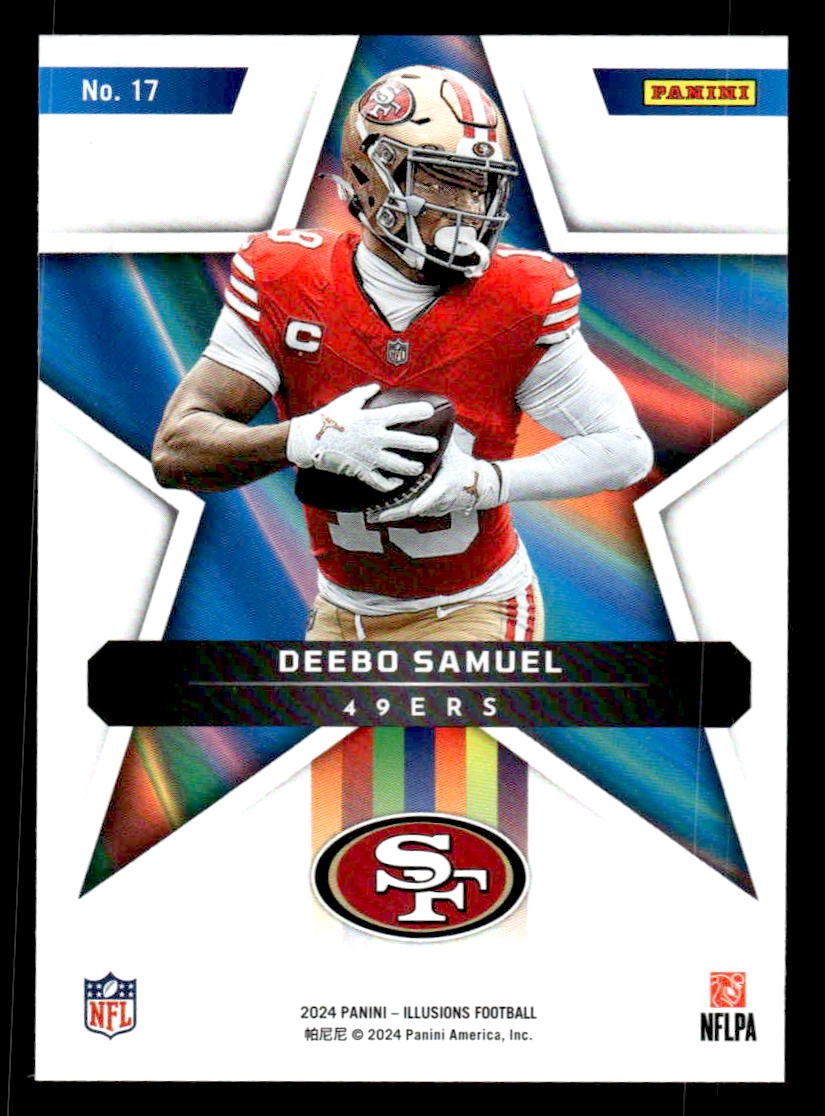 2024 Panini Illusions #17 Deebo Samuel Shining Stars