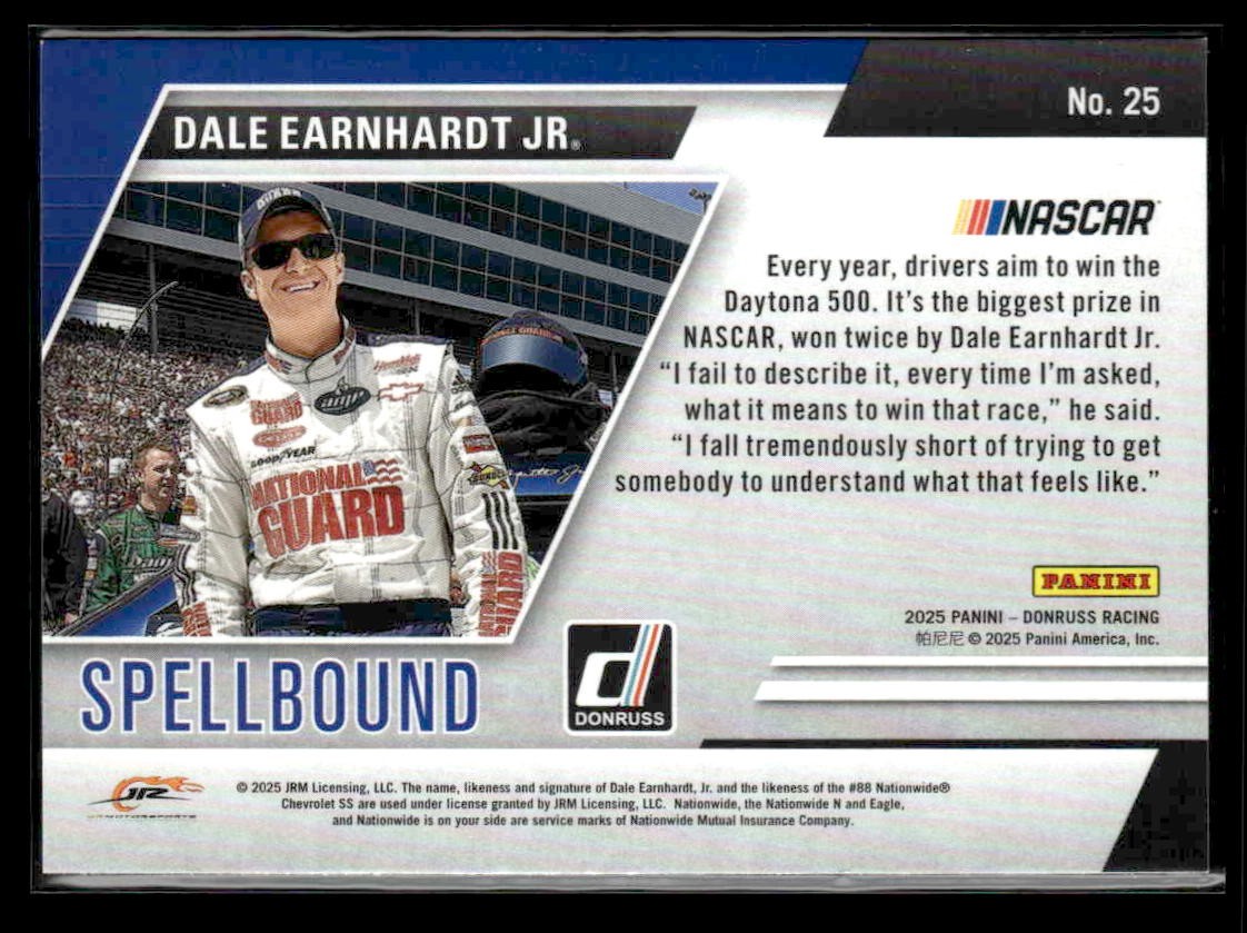 2025 Donruss #25 Dale Earnhardt Jr Spellbound