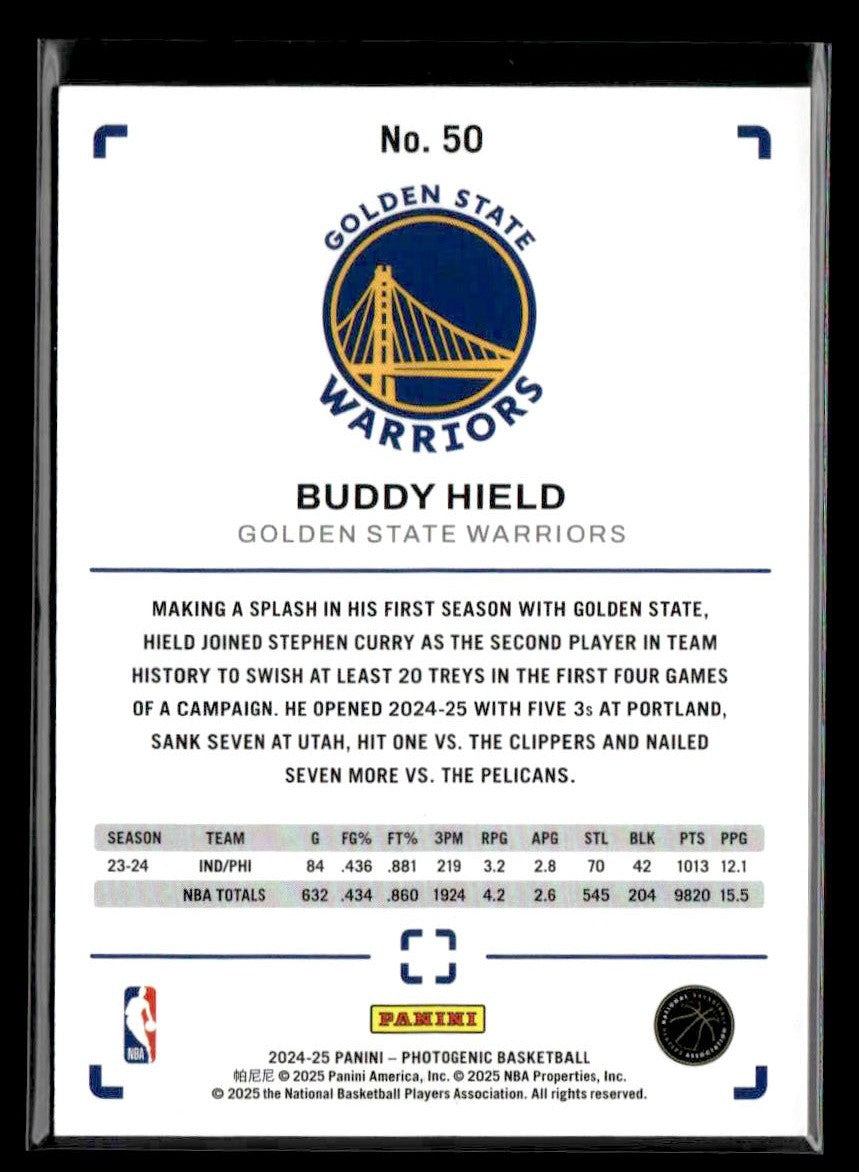2024-25 Panini PhotoGenic #50 Buddy Hield