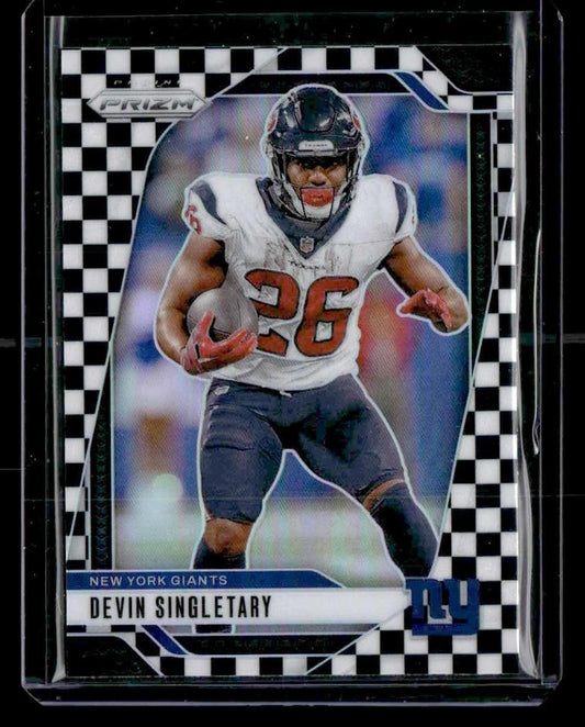 2024 Panini Prizm #213 Devin Singletary Black and White Checker