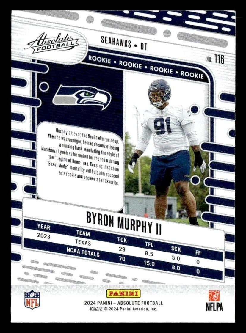 2024 Panini Absolute #116 Byron Murphy II Retail