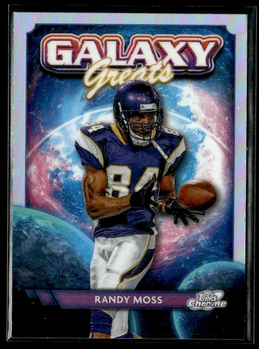 2024 Topps Chrome Cosmic #GG-7 Randy Moss Galaxy Greats