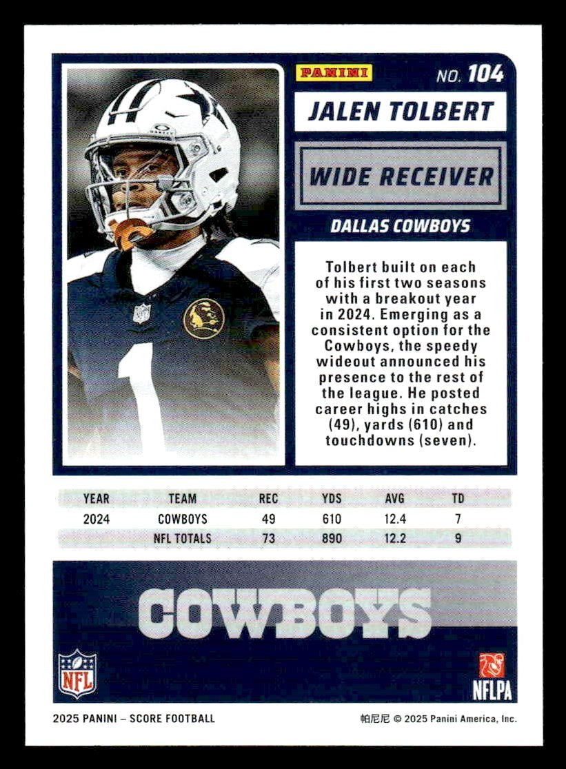 2025 Score-A-Treat #104 Jalen Tolbert