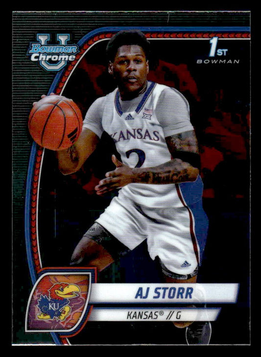 2024-25 Bowman University Chrome #4 AJ Storr