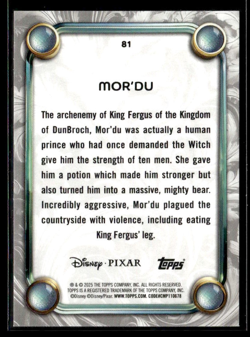 2025 Topps Disney Wonder #81 Mor'Du