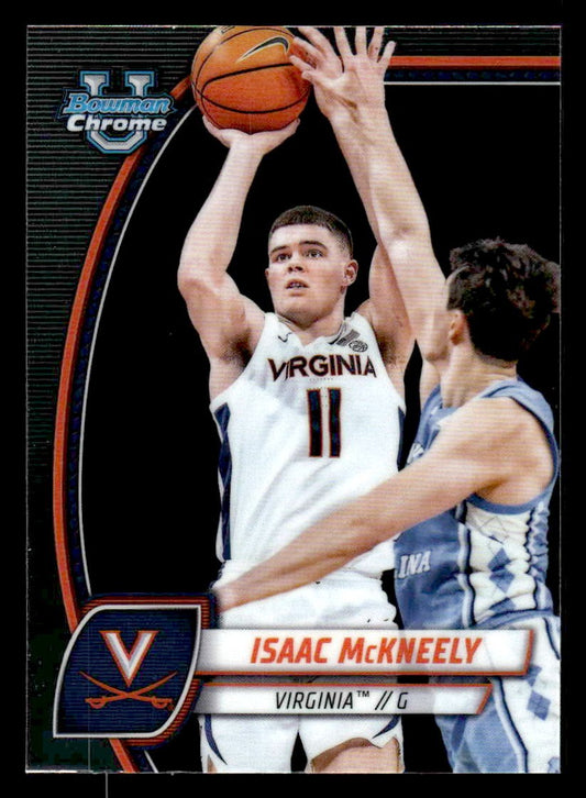 2024-25 Bowman University Chrome #91 Isaac McKneely