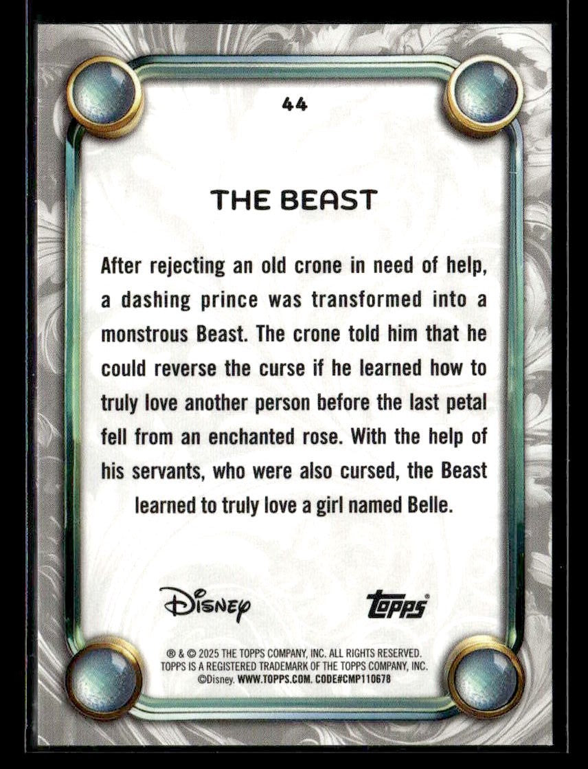2025 Topps Disney Wonder #44 The Beast