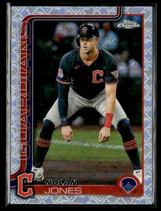 2025 Topps Chrome Logofractor Edition #32 Nolan Jones