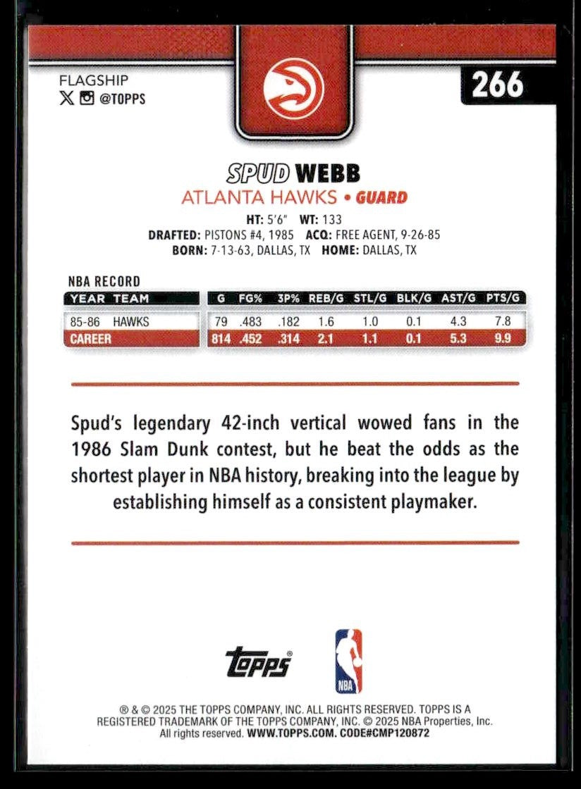 2025-26 Topps #266 Spud Webb