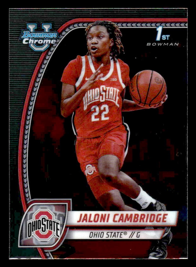 2024-25 Bowman University Chrome #29 Jaloni Cambridge