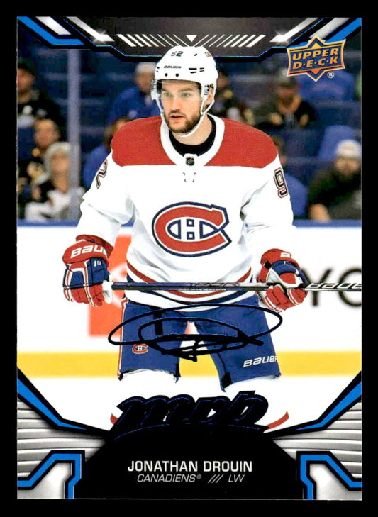 2022-23 Upper Deck MVP #134 Jonathan Drouin Blue Script