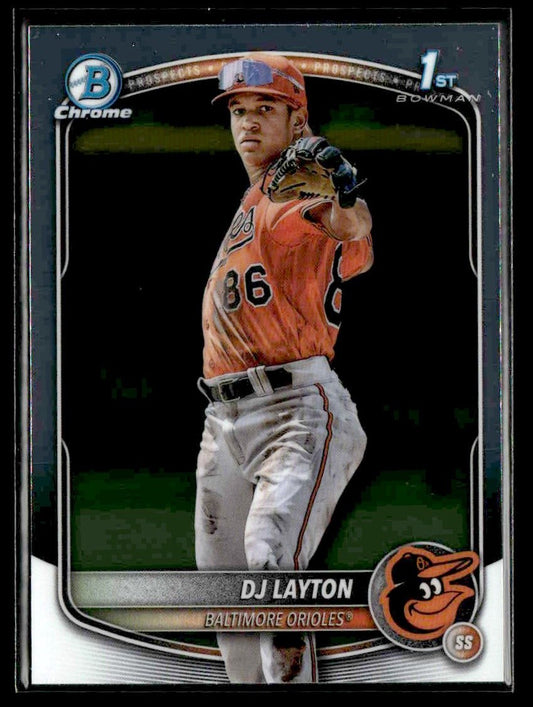 2025 Bowman Chrome #BCP-252 DJ Layton