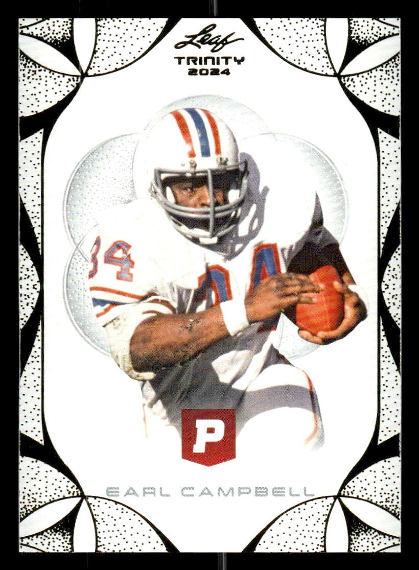 2024 Leaf Trinity - Pristine Auctions #33 Earl Campbell
