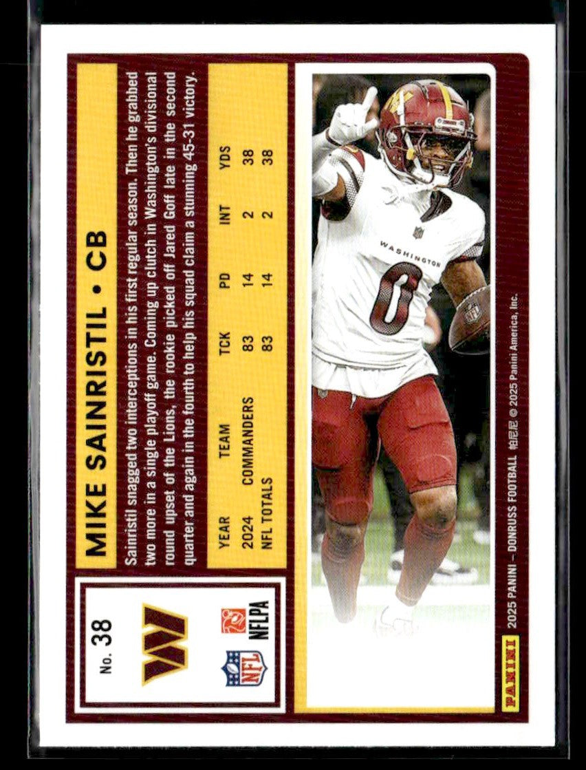 2025 Donruss #38 Mike Sainristil
